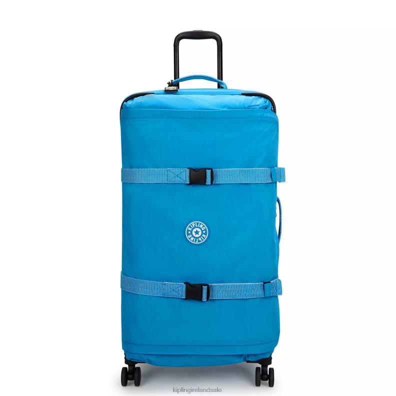 Rolling Luggage Eager Blue Spontaneous Large Rolling Luggage Women Kipling J6TNX519